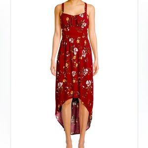 NWOT❤️No Boundaries Juniors high low dress 
Size: Large
Color: Rumba Red